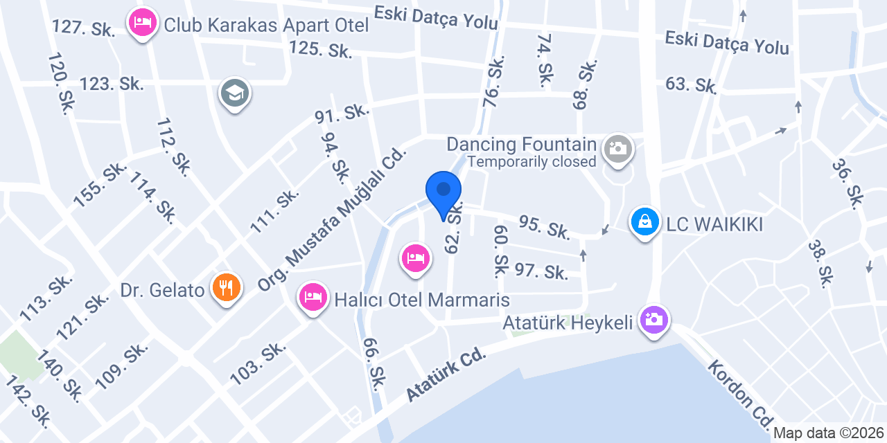 Marmaris Tesisat konumu
