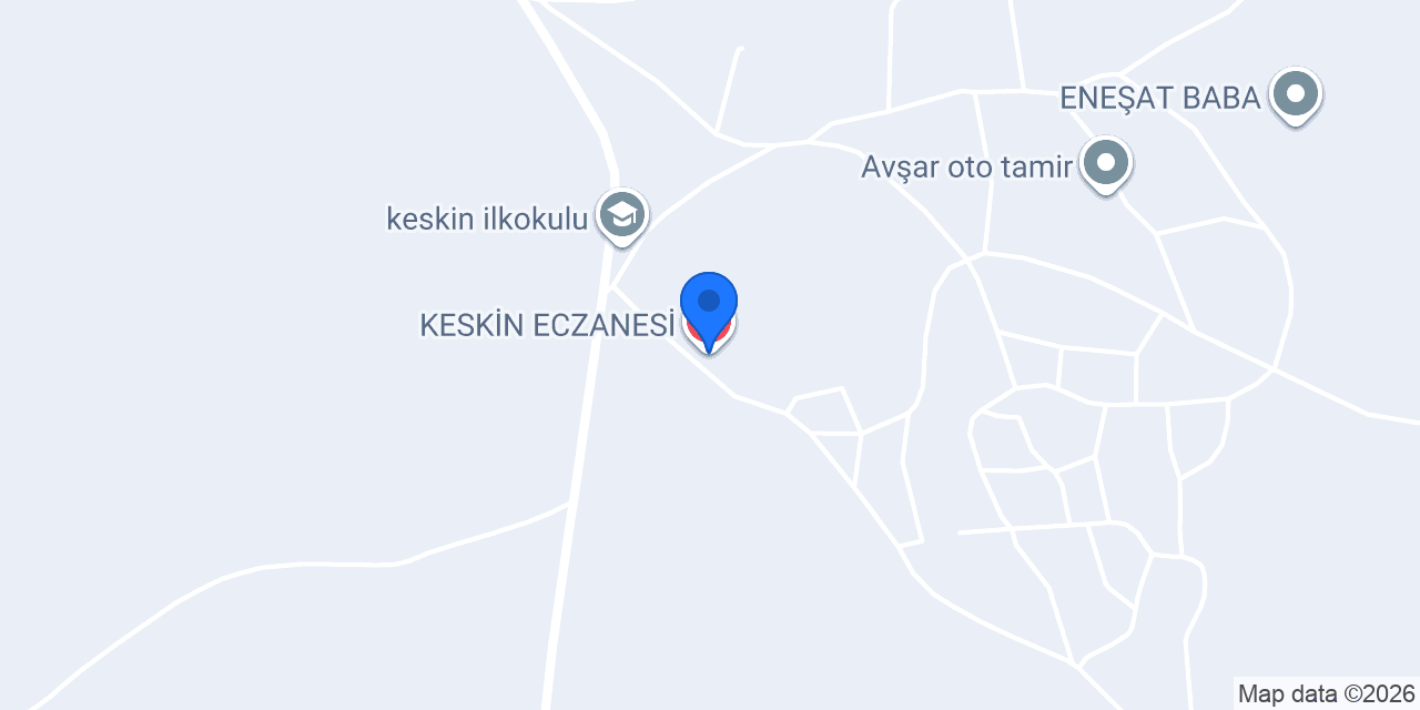KESKİN ECZANESİ konumu