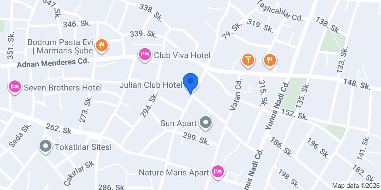 Julian Spa & Fitness konumu
