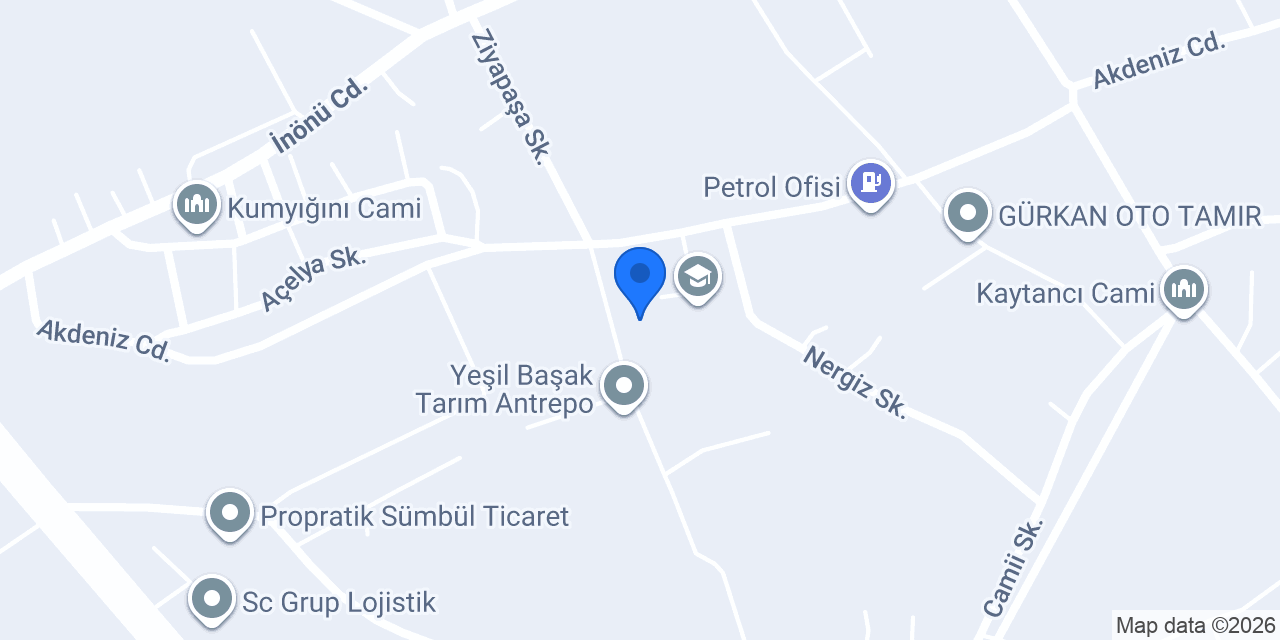 Yeşilköy İlkokulu konumu