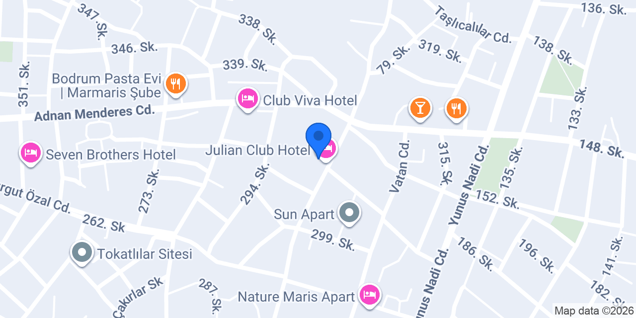 Julian Club Hotel konumu