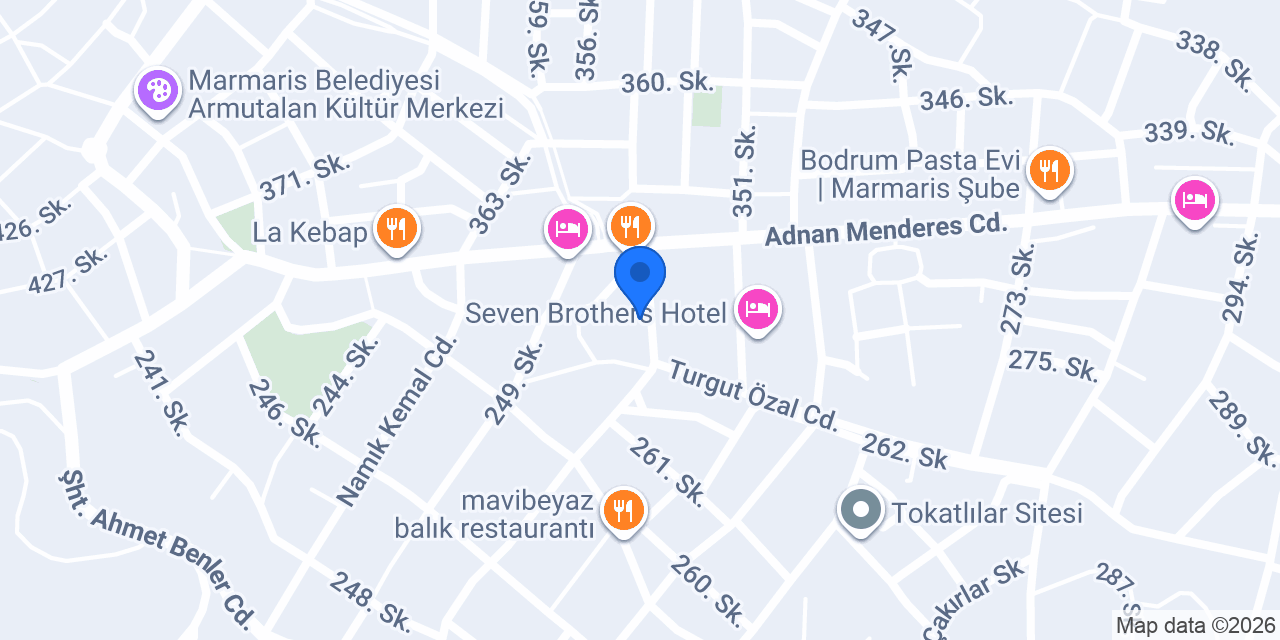 Mercan Tekstil konumu