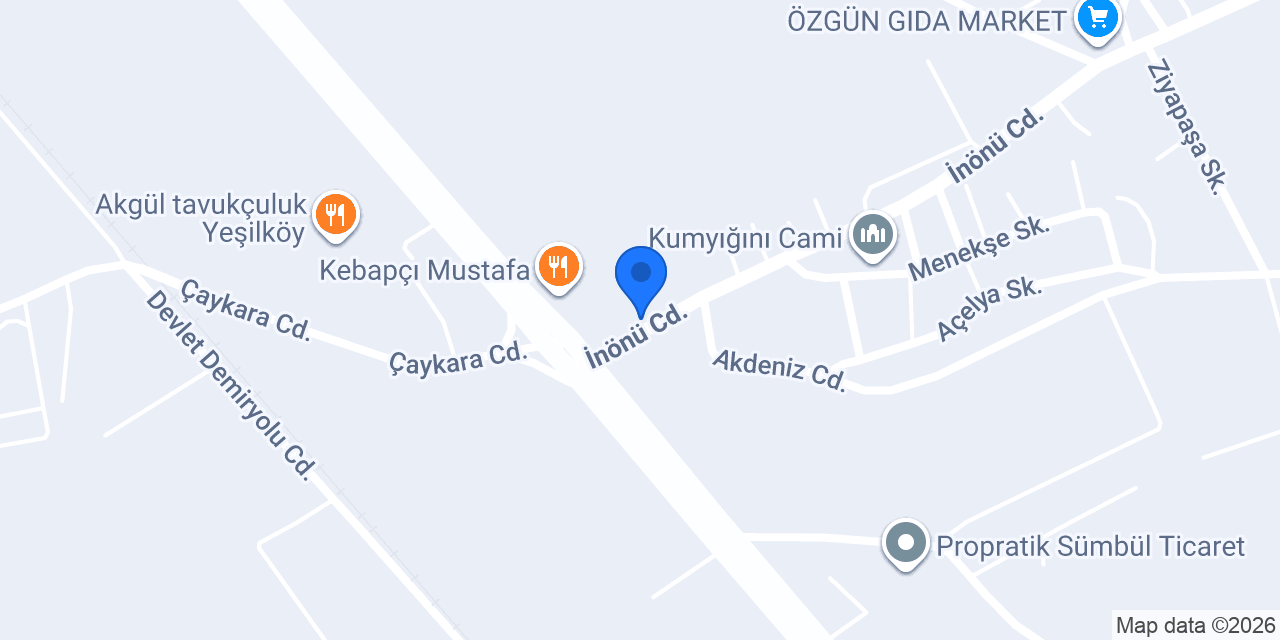 Bülbül Tekel Bayi konumu