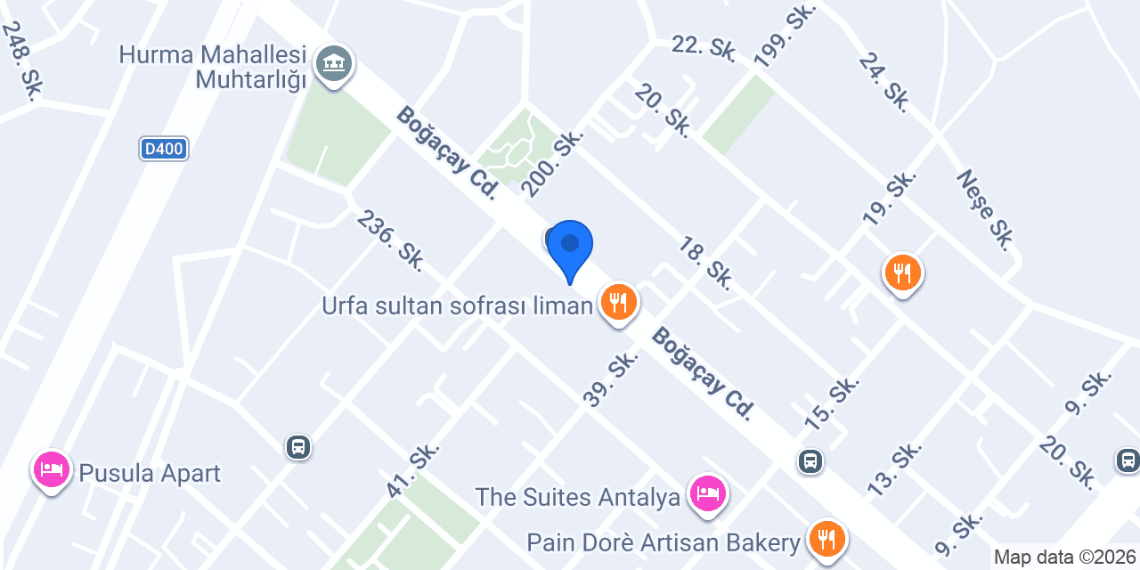 Aktan Rent A Car konumu