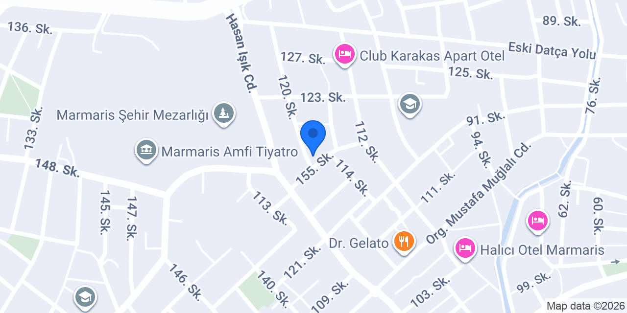 Marmaris İrem Apart Hotel konumu