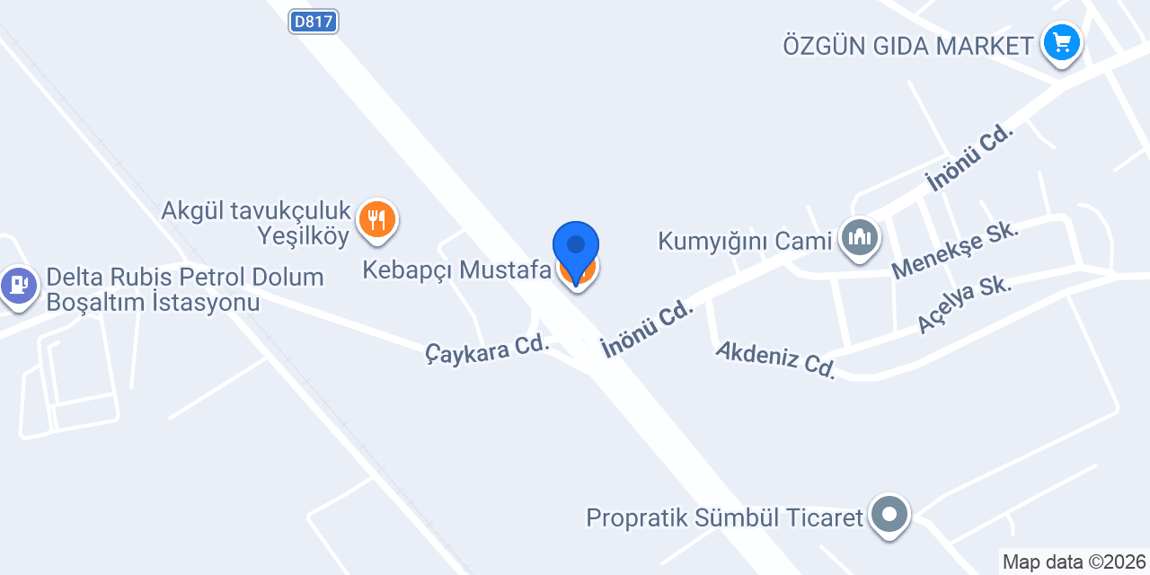 Uygur Oto lastik konumu