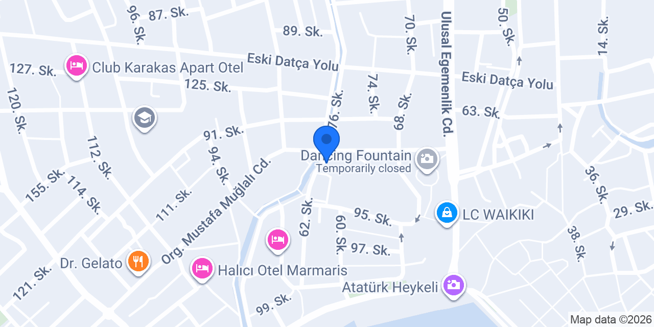 Marmaris Aykut Halı parke konumu