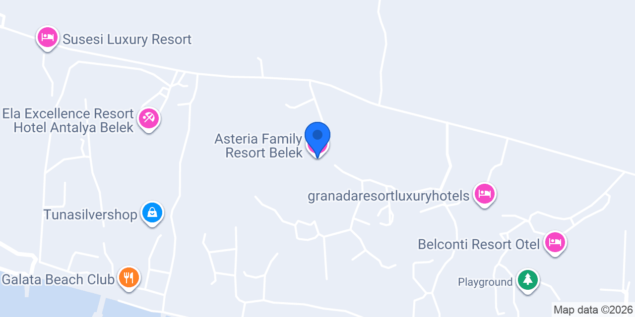 Asteria Family Resort Belek konumu