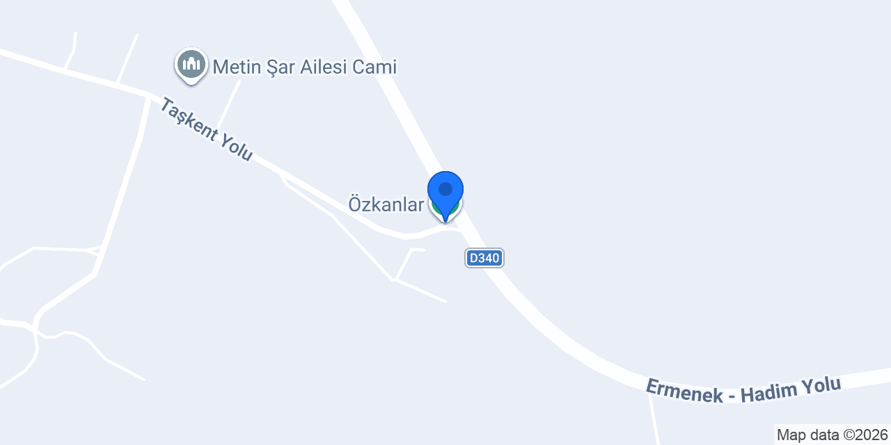 Özkanlar konumu
