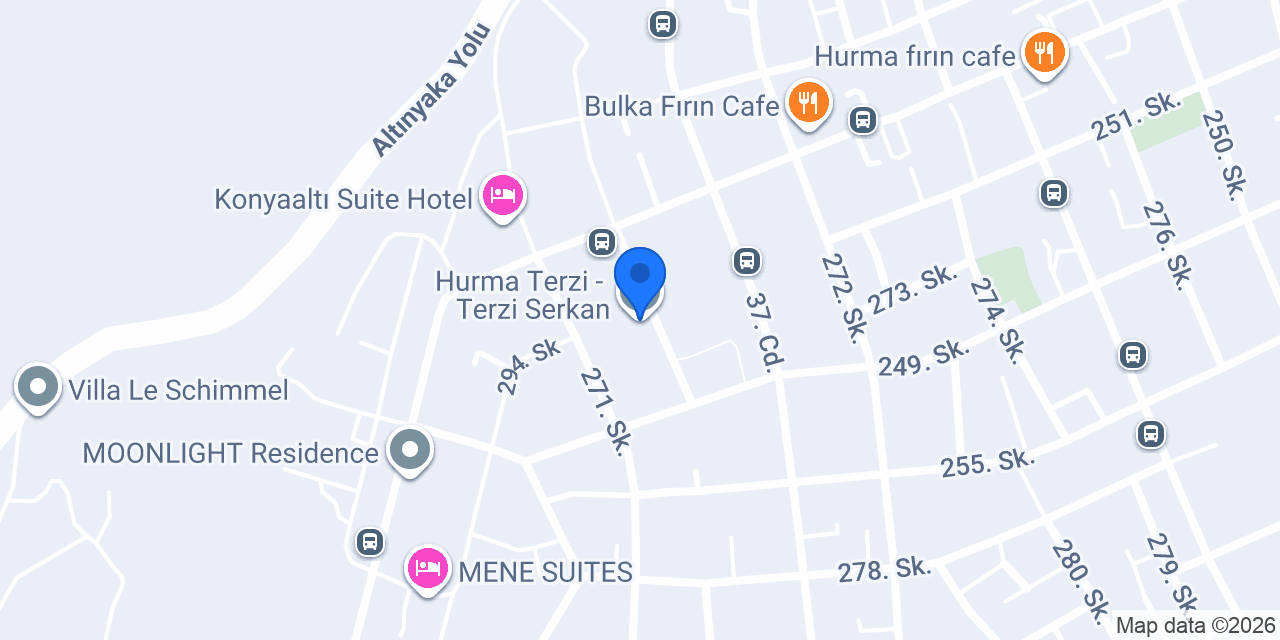 Hurma Terzi - Terzi Serkan konumu