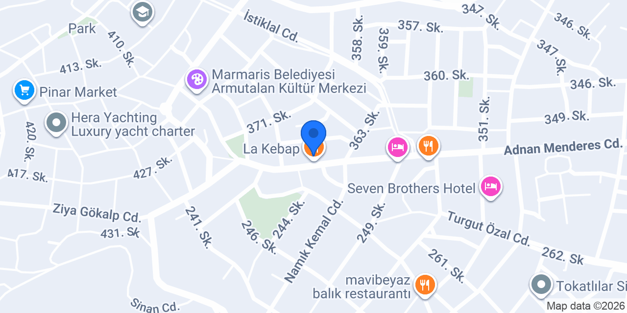 La Kebap konumu