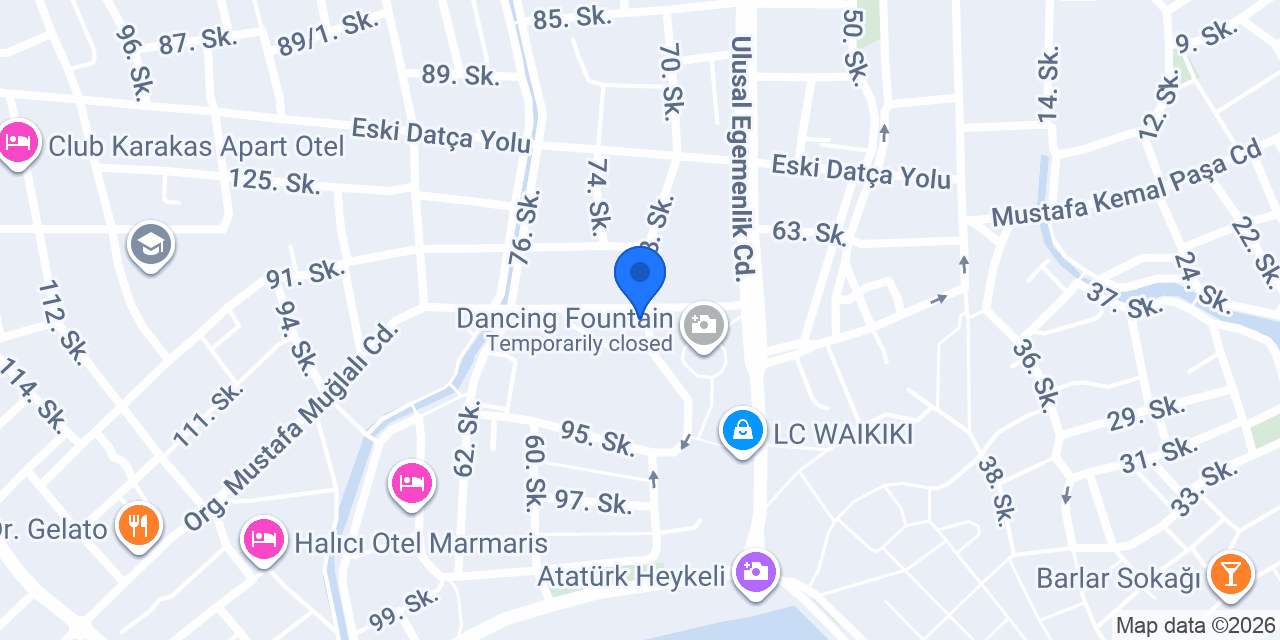 EGE SEFASI MARMARİS konumu