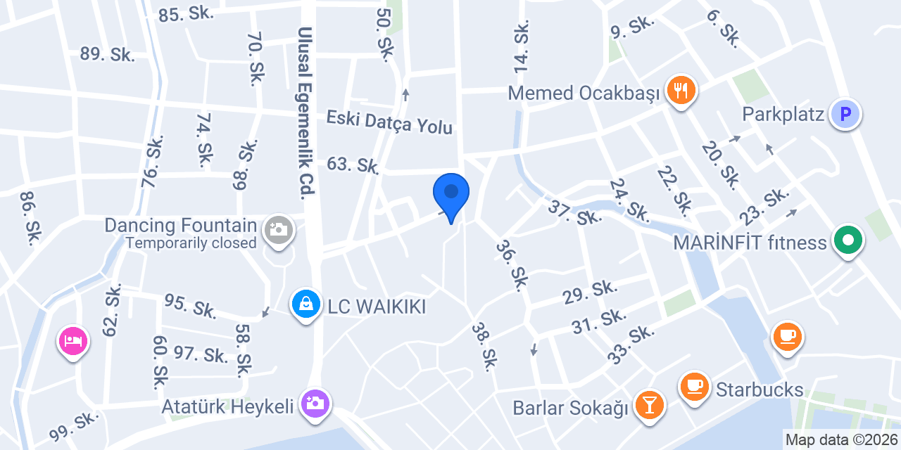 Ege mobilya tekstil inşaat turizm tiç.ltd.şti. konumu