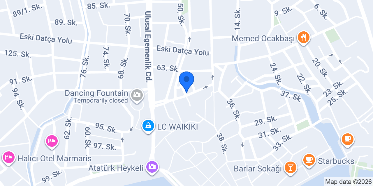 Bolulu Hasan Usta Marmaris konumu