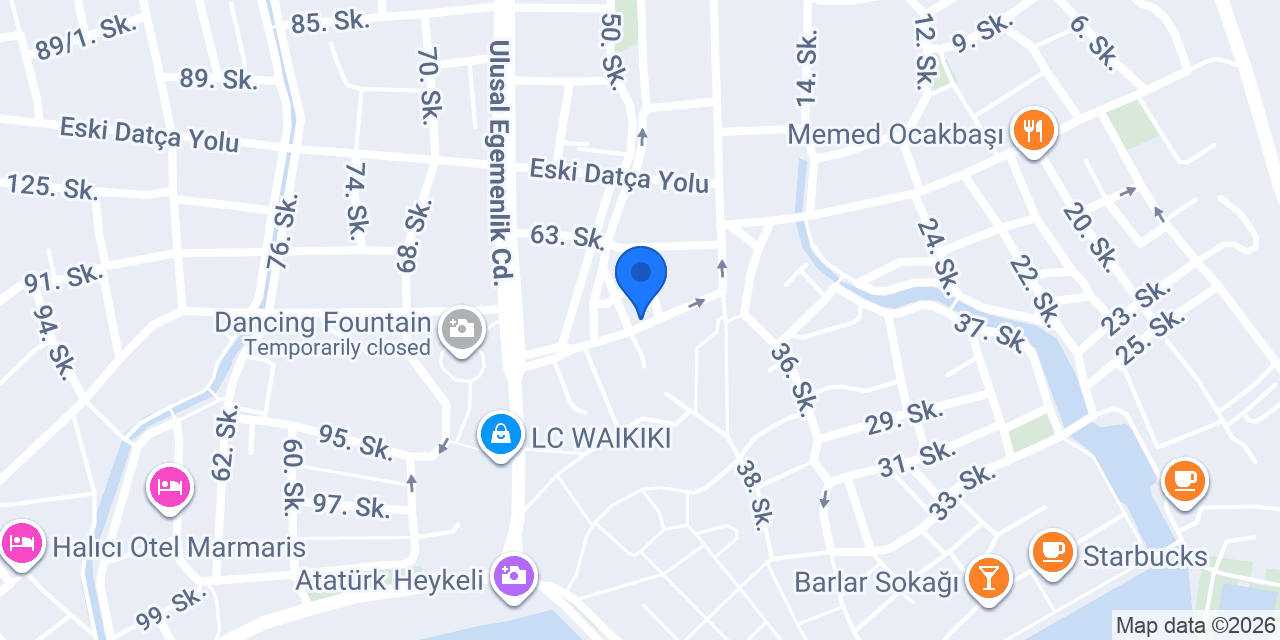 MARMARİS MİMARAS NATURAL konumu