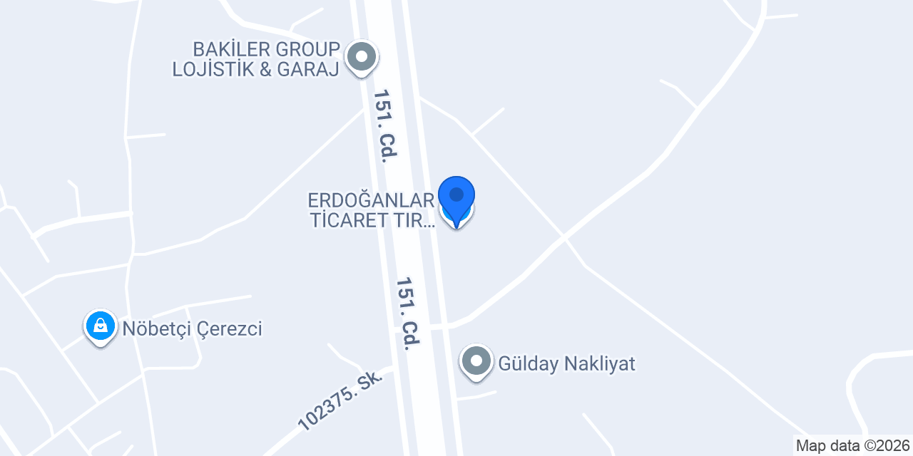 ERDOĞANLAR TİCARET TIR GALERİSİ konumu