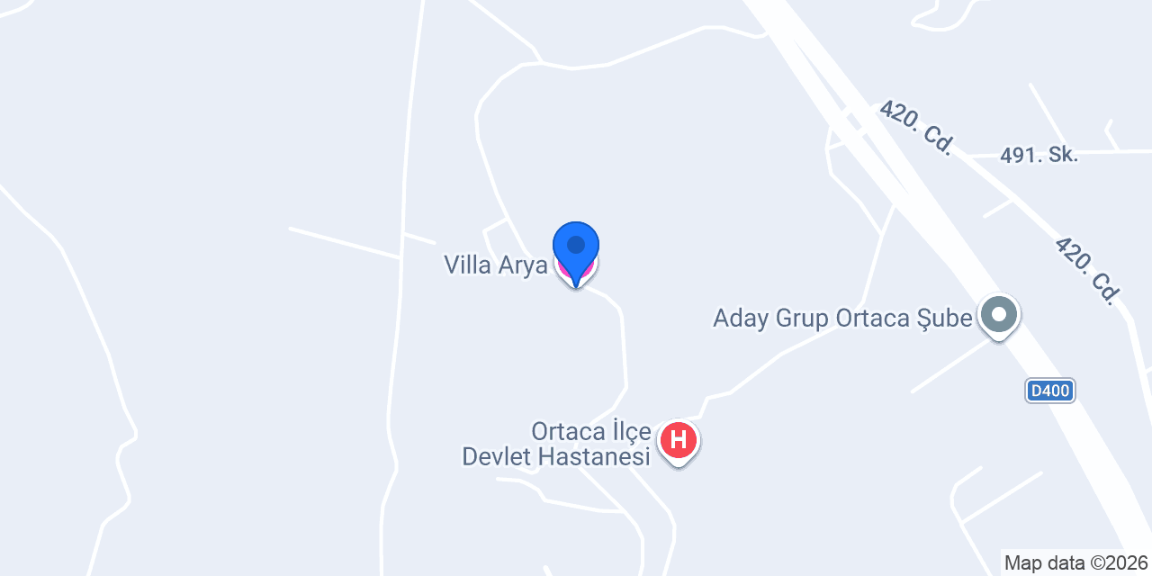 Villa Arya konumu