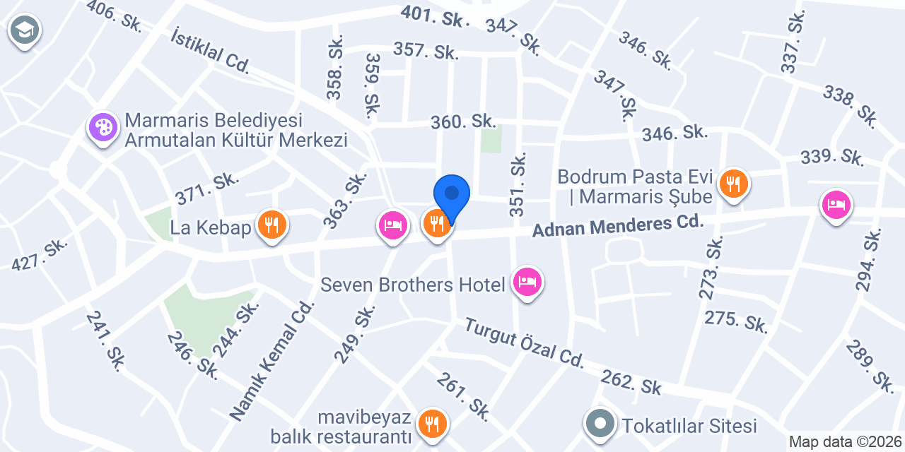 Kleopatra/SedirAdası TekneTuru konumu