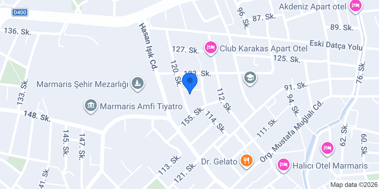 Marsyas Hotel konumu
