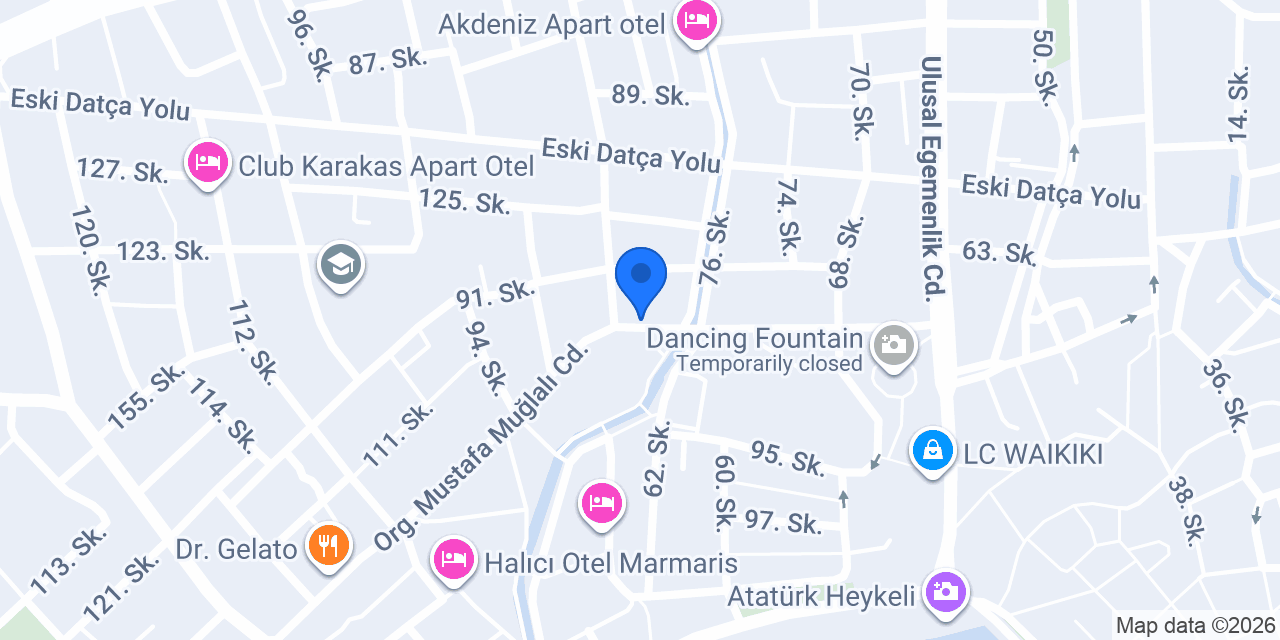 OYAK YATIRIM Marmaris Şube konumu