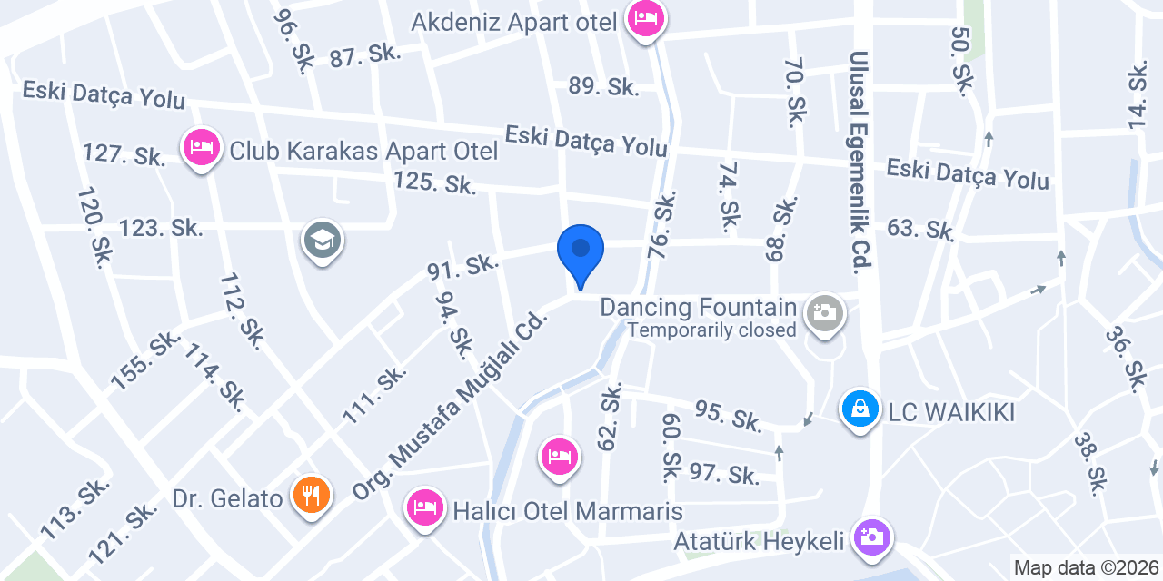 Dali Çikolata Patisserie konumu