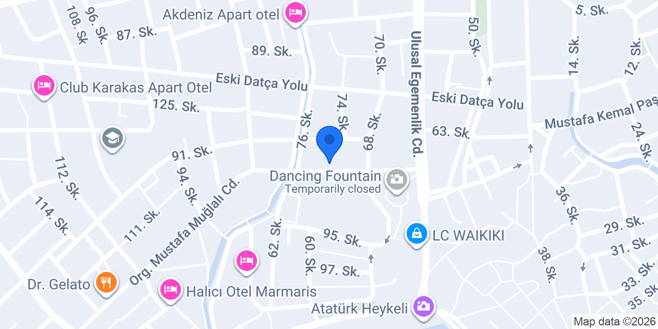 YK Makri İnşaat Turizm Tic.Ltd.Şti. konumu