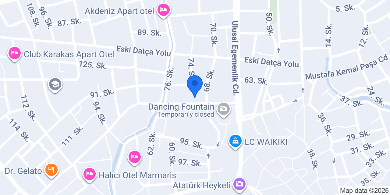 Tarihi Roma Dondurması konumu