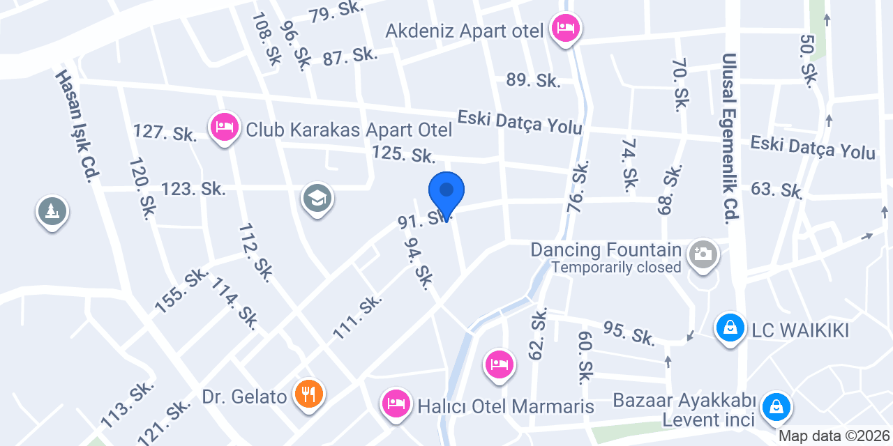 Sezin Apart konumu