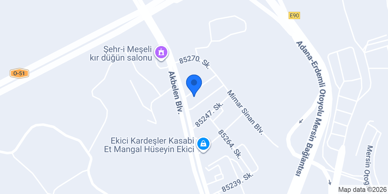 Mersin Taksi konumu