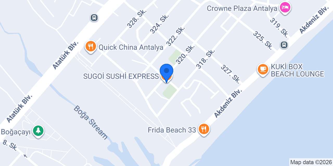 SUGOİ SUSHİ EXPRESS konumu