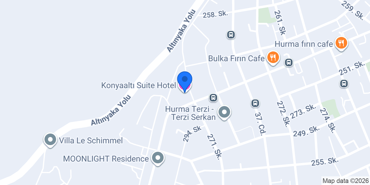 Konyaaltı Suite Hotel konumu