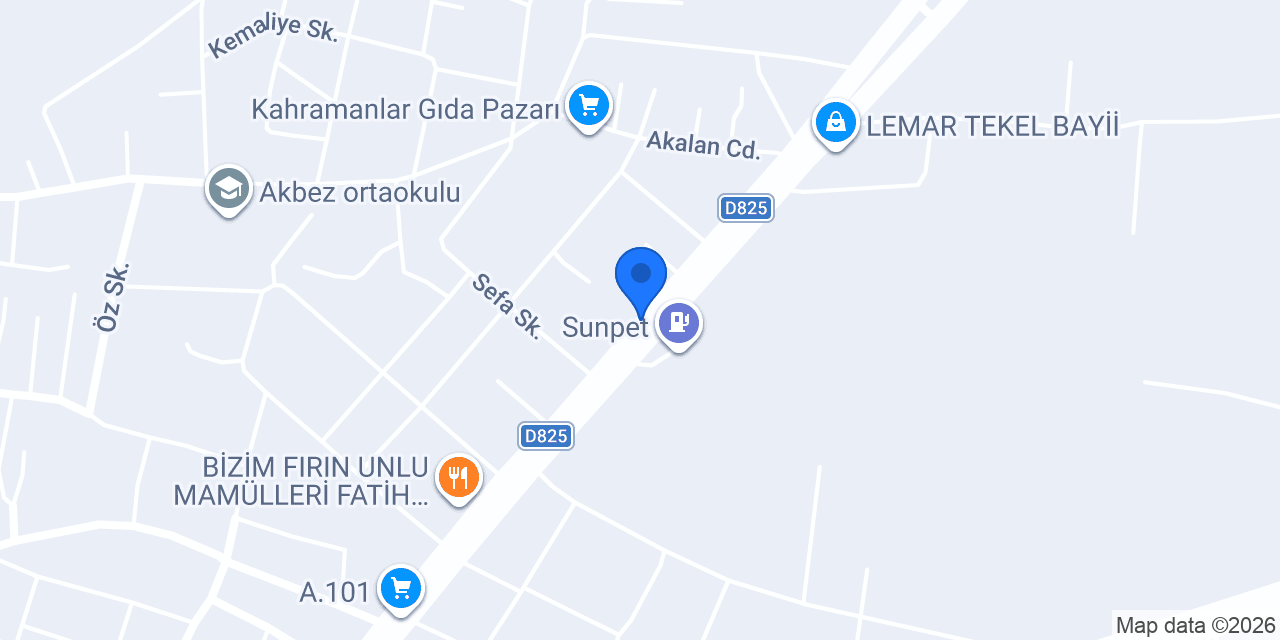 Altınlar Tarım Aletleri konumu