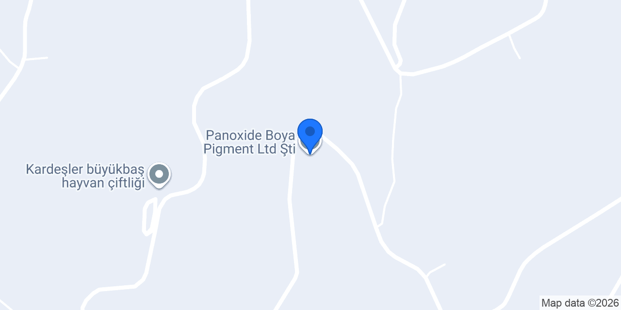 Panoxide Boya Pigment Ltd Şti konumu
