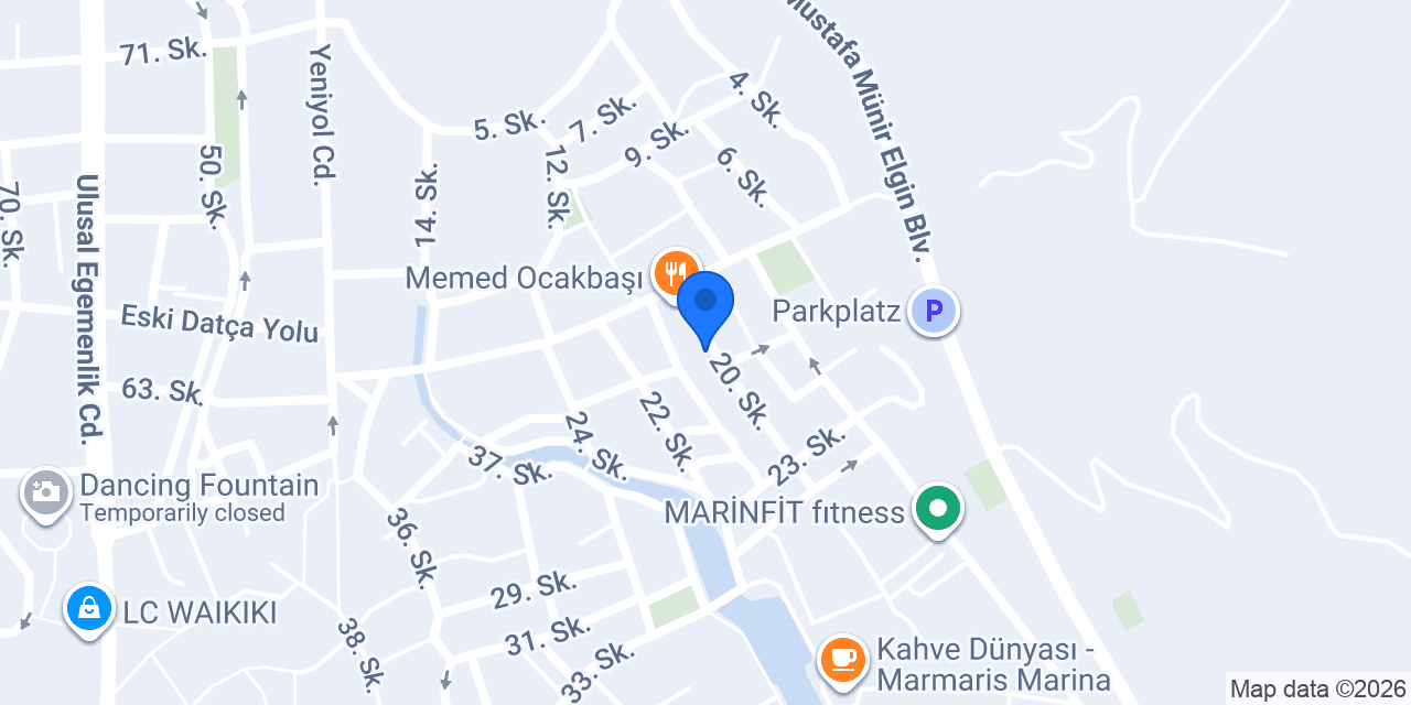 Yurtiçi Kargo Marmaris konumu