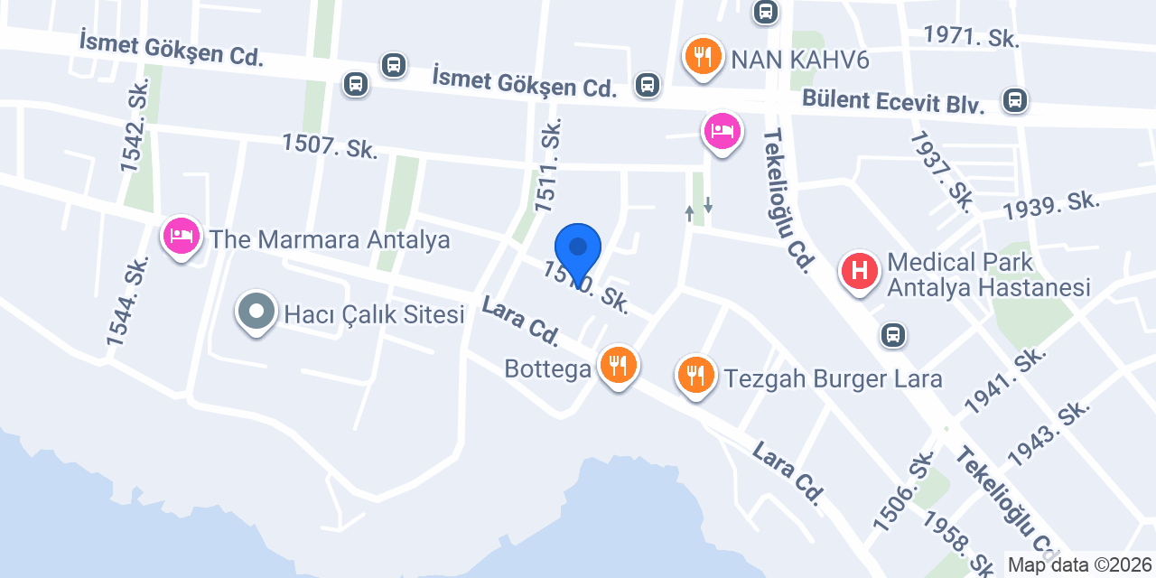 Antalya Dövme Silme Merkezi - LARA ŞUBESİ konumu