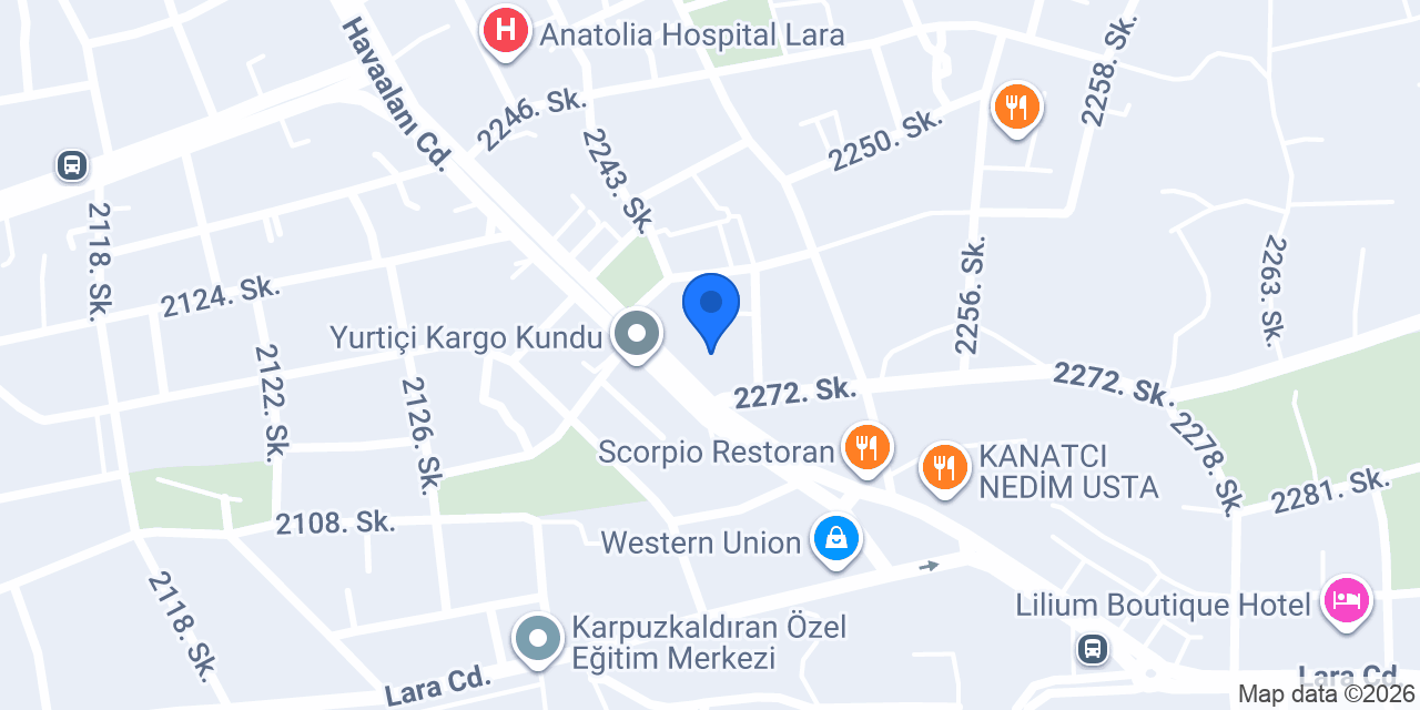 Dedeoglu avm konumu