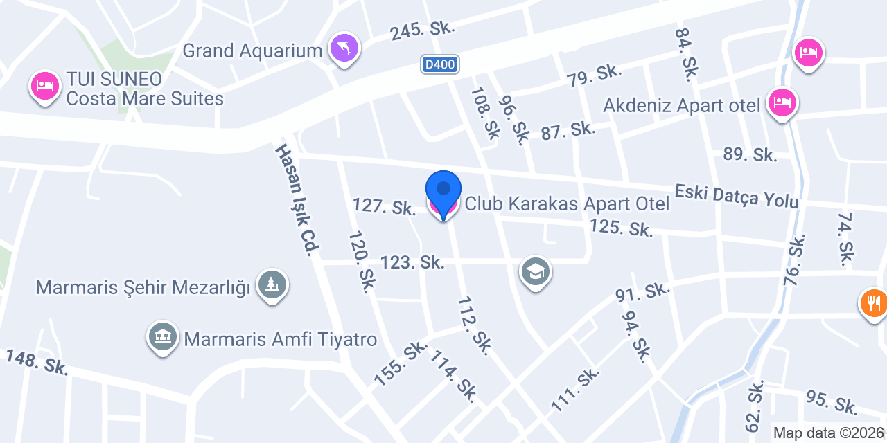 Club Karakas Apart Otel konumu