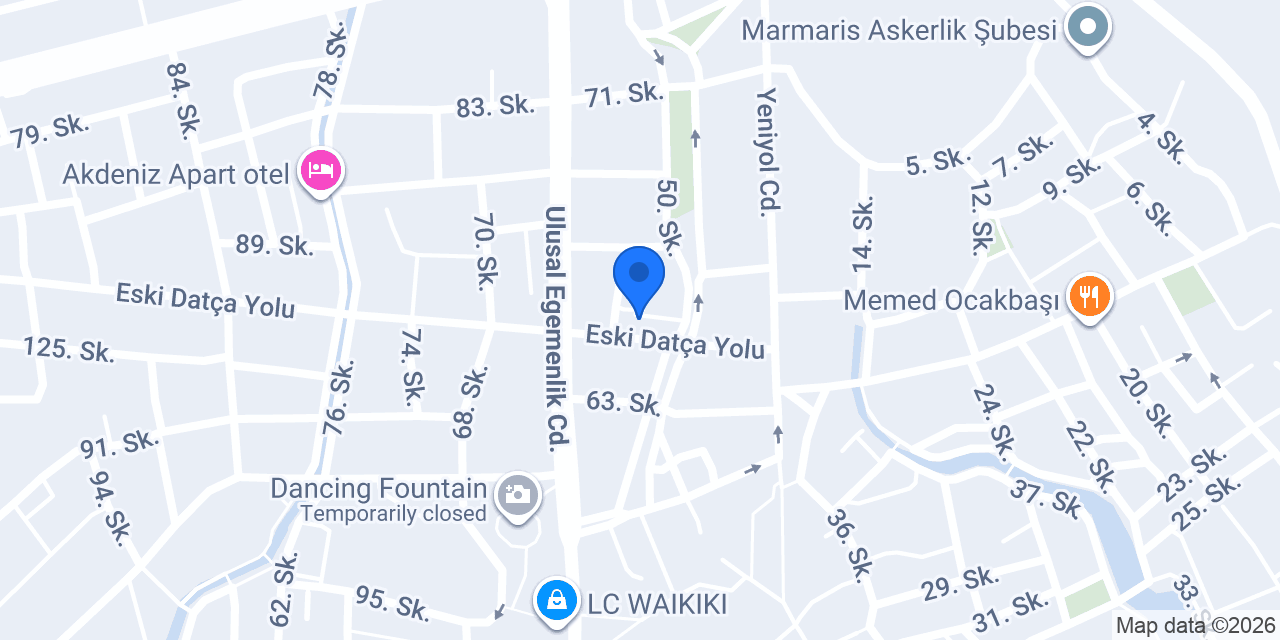 Maydonoz Döner Marmaris Şubesi konumu