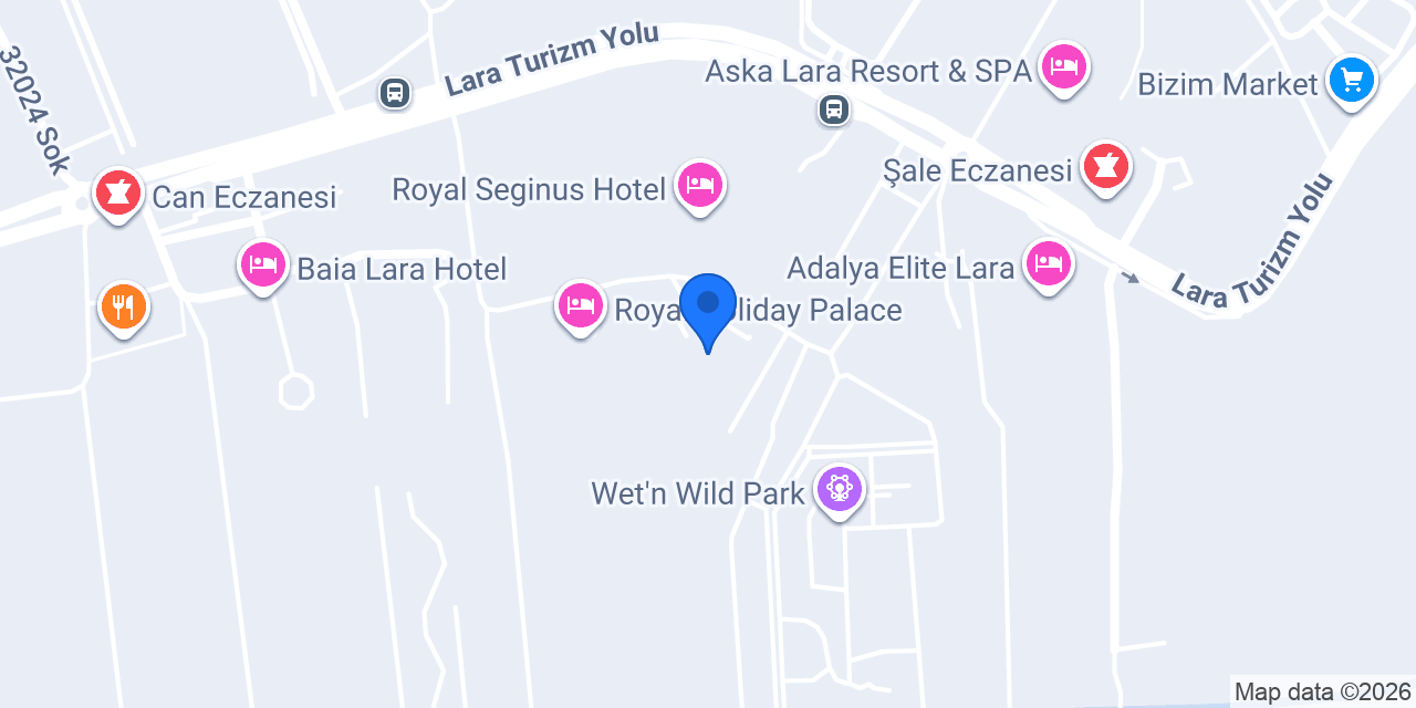 Melas Lara Hotel konumu