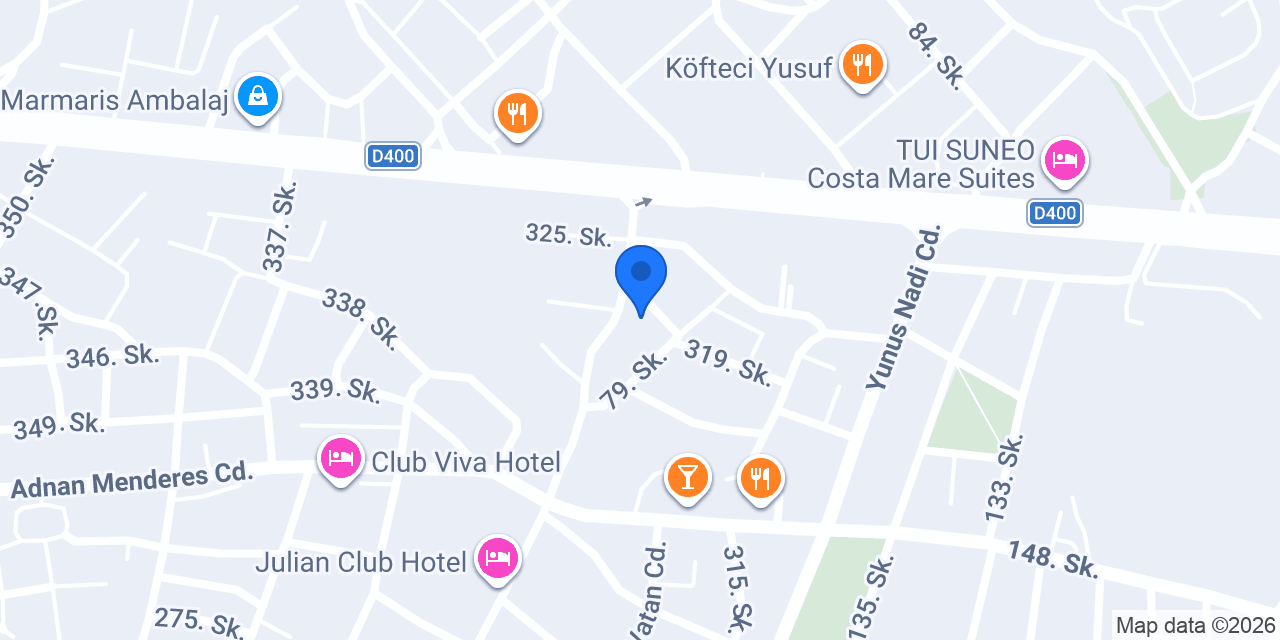 Aydın Yapı Marmaris konumu