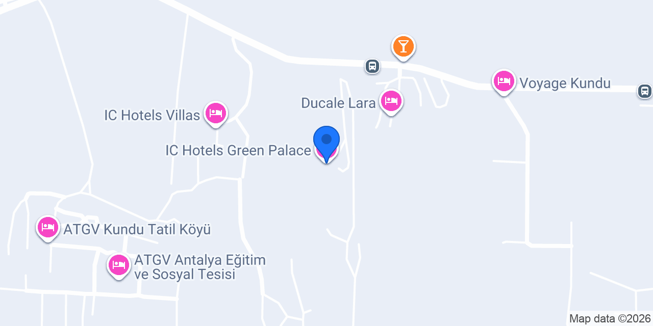 IC Hotels Green Palace konumu