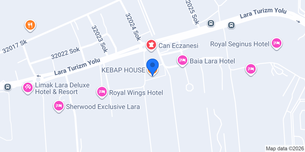 KEBAP HOUSE konumu