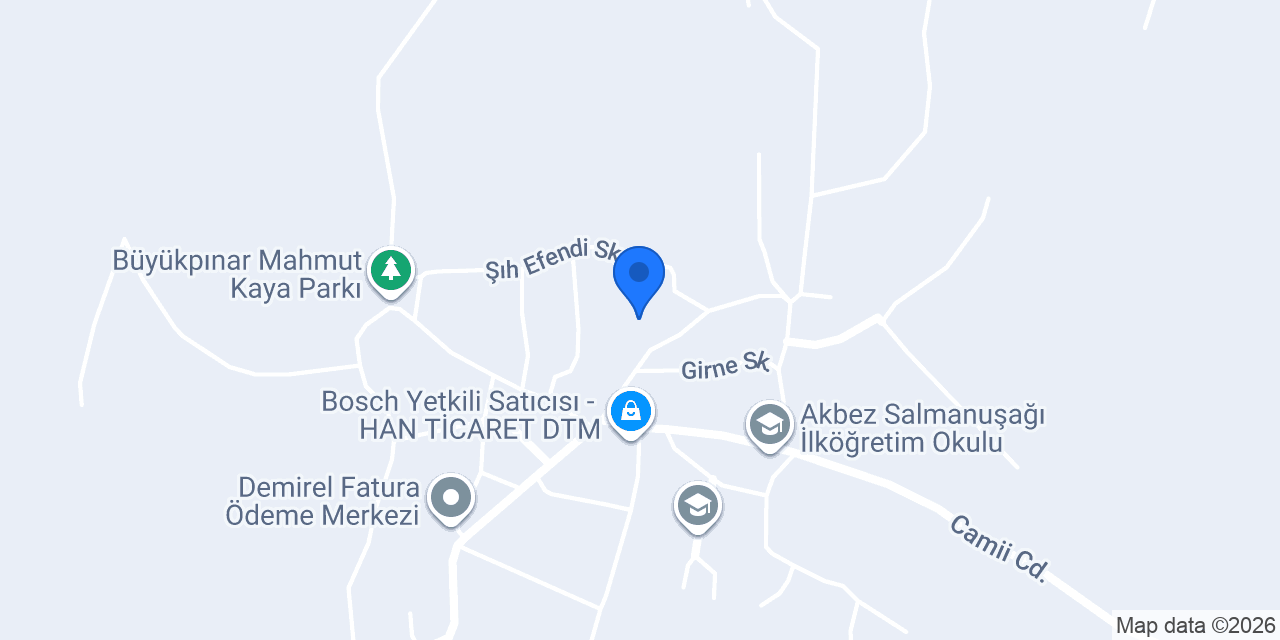 Akbez Gülpınar Dinlenme Tesisi konumu