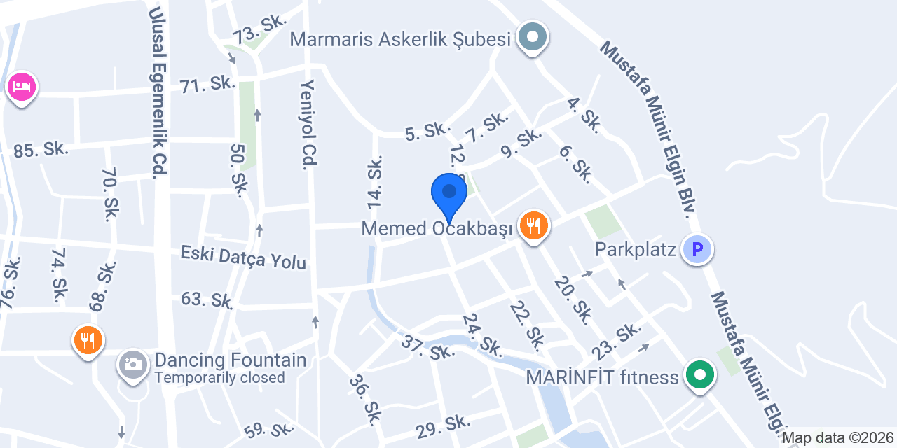 Çamlıca Erkek Öğrenci Yurdu konumu