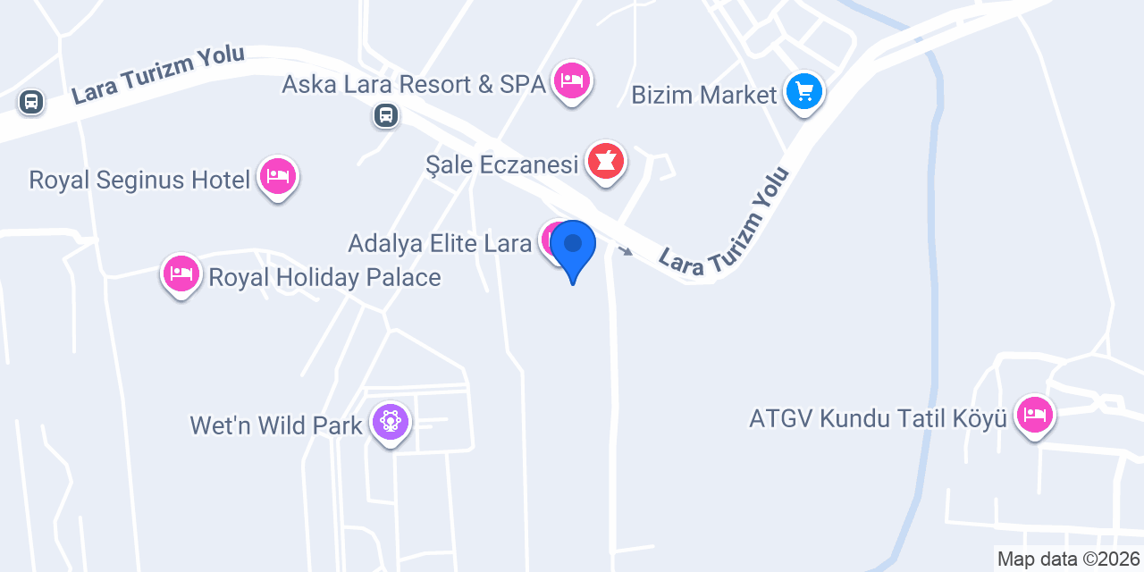 Antalya Rent a car ECE konumu