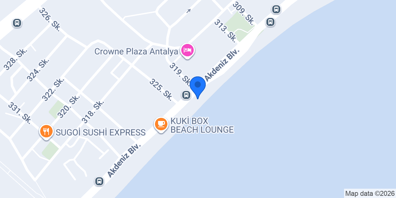 Cafe Belle Bistro & Beach konumu