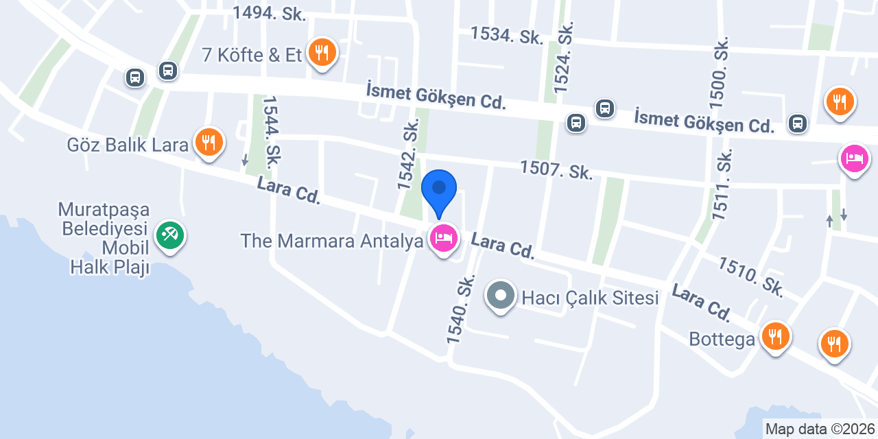Gusto Mare Lara konumu