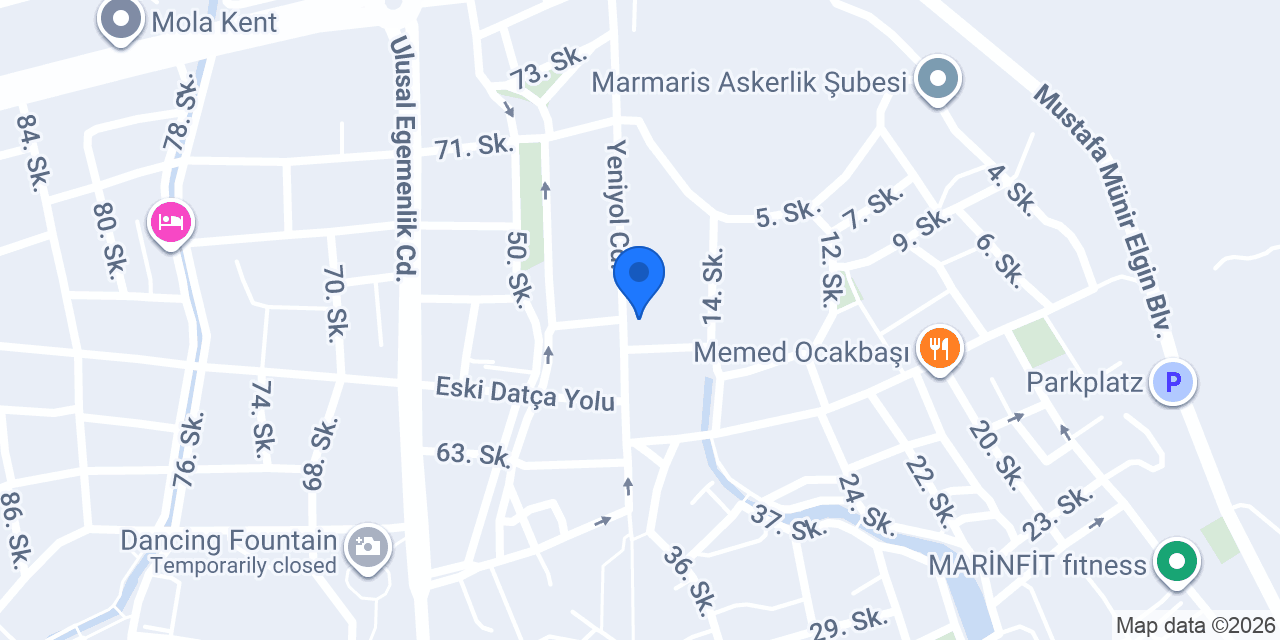 VOLTA Motor Marmaris konumu