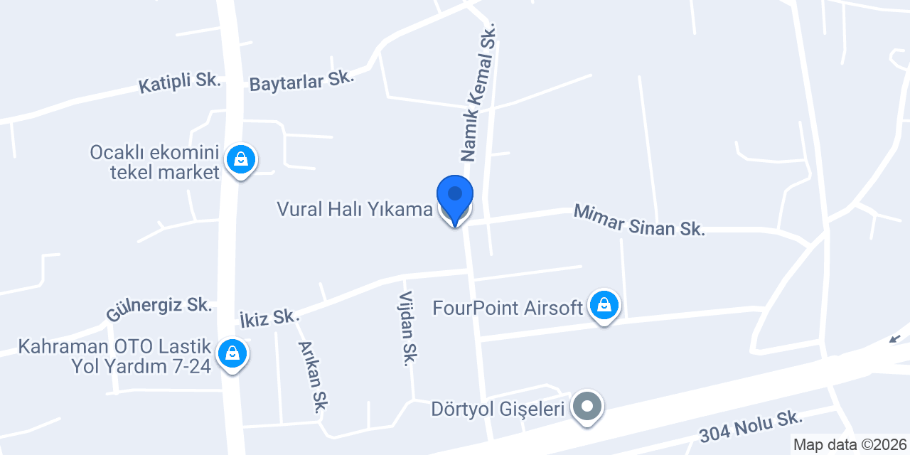 Vural Halı Yıkama konumu
