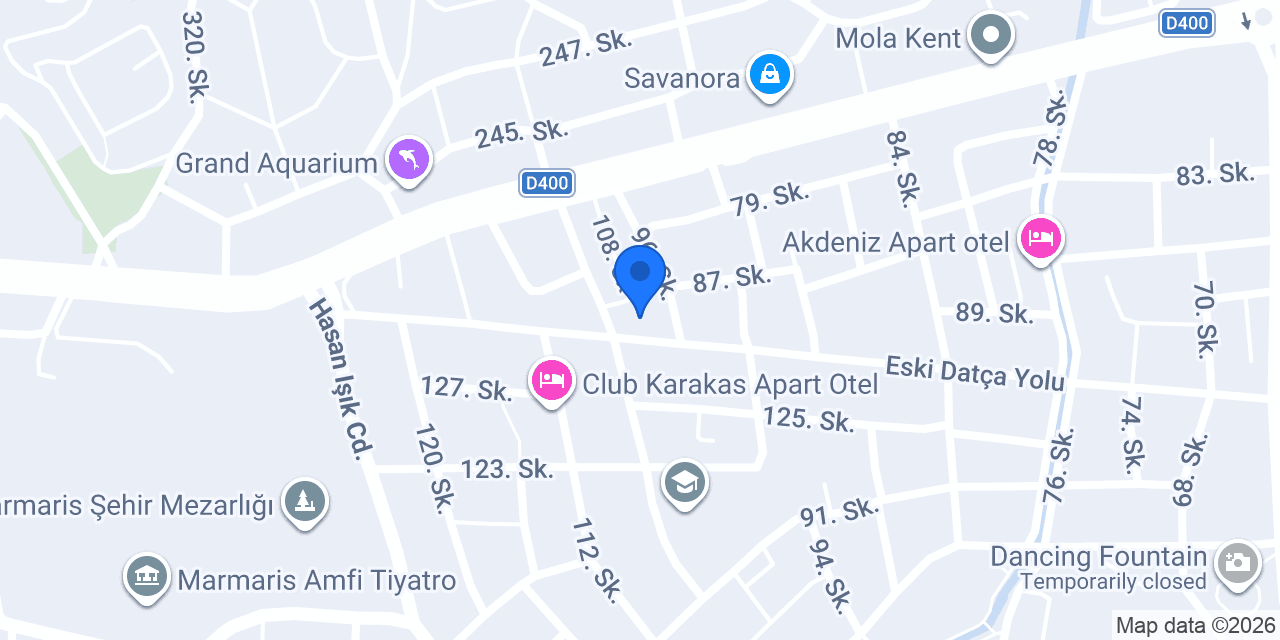 Çelenk Oto Galeri konumu